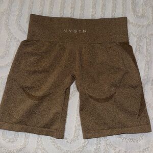 Brown NVGTN Shorts